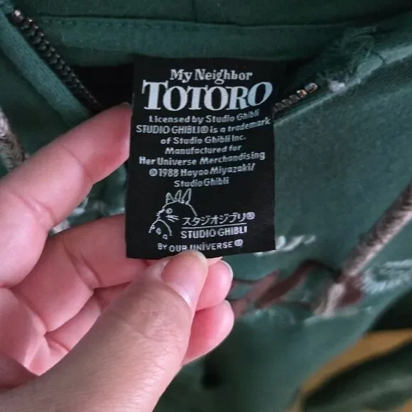 Studio Ghibli My Neighbor Totoro Boxlunch Exclsuive Hoodie XL - Picture 5 of 9